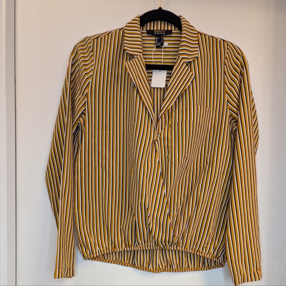 Forever 21 Stripe Blouse